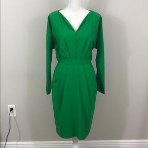 Vintage Green Midi Dress